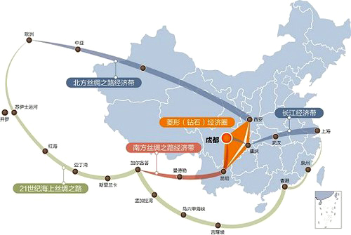 菱形經(jīng)濟(jì)圈 打造西部大開發(fā)升級(jí)版