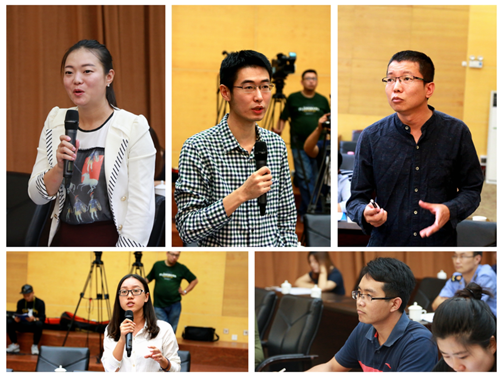 《人民日報》《河南日報》、河南電視臺新聞頻道、《大公報》、河南電視臺民生頻道等媒體記者現(xiàn)場提問